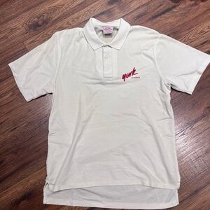 Vintage York University 70’s/80’s Polo Shirt Classic Logo Original